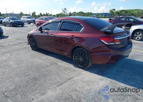 2013 Honda Civic Lx z USA, uszkodzony, nr VIN 19XFB2F59DE006332